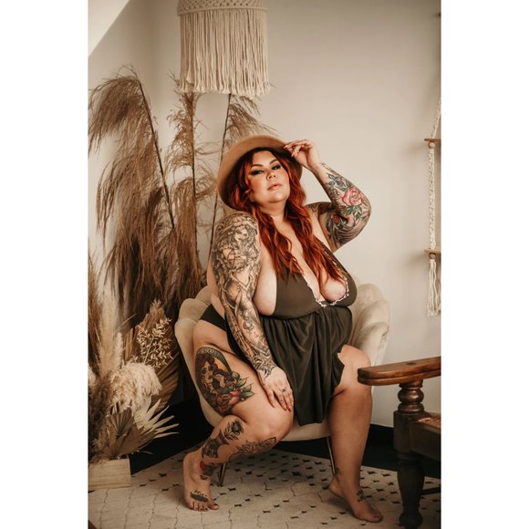 Handbeaded Lingerie boudoir Bohemian vintage Stretchy Couture New - Picture 6 of 7